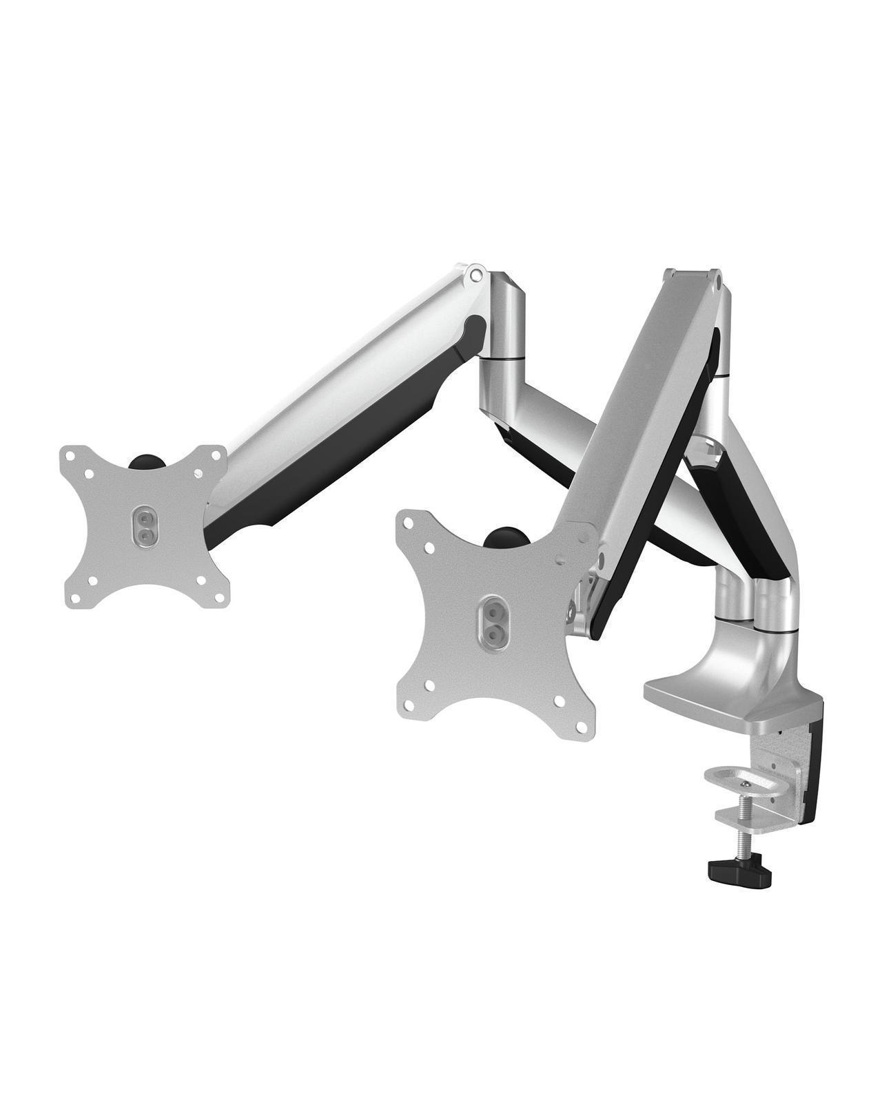 Monitorständer, Tischhalterung für zwei Monitore bis zu 32" (81 cm) Bildschirmdiagonale mechanische Höheneinstellung
