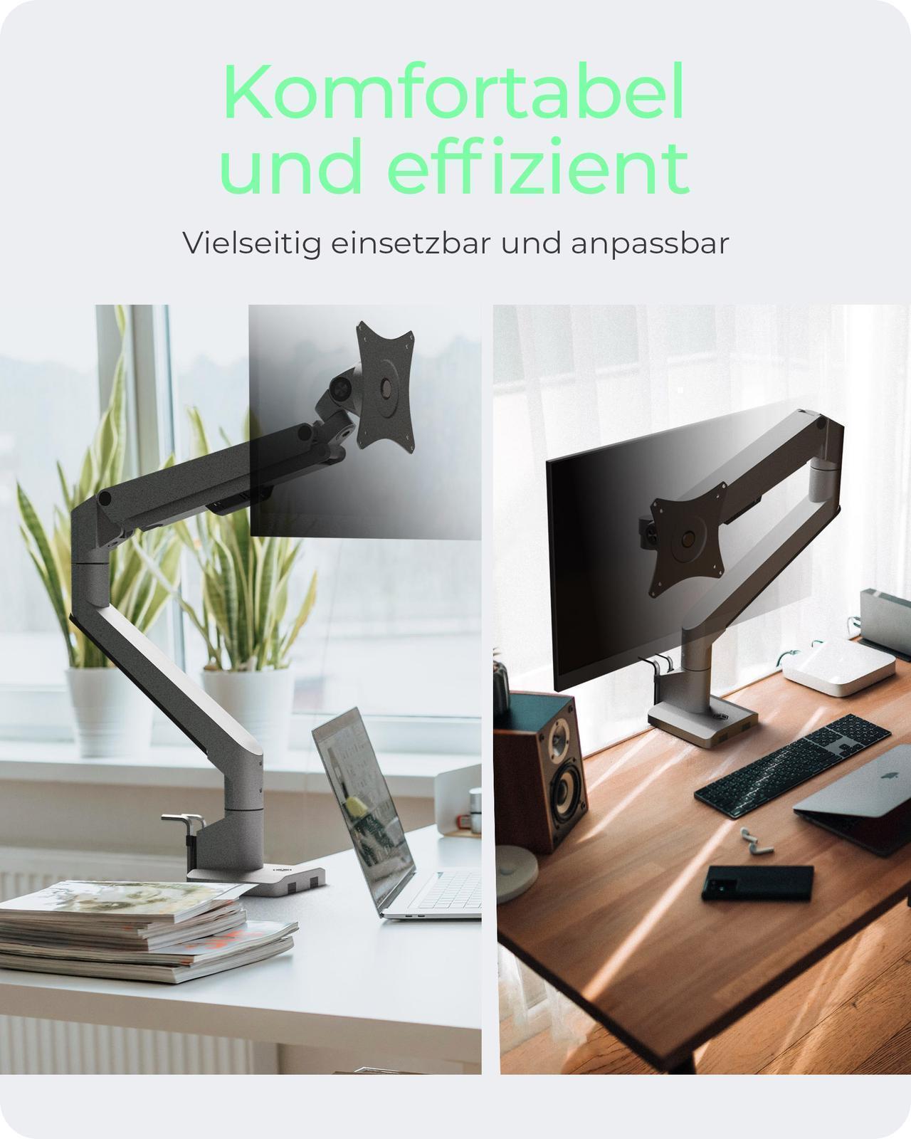 Monitorständer mit Tischhalterung für einen Monitor bis zu 32" (81 cm)