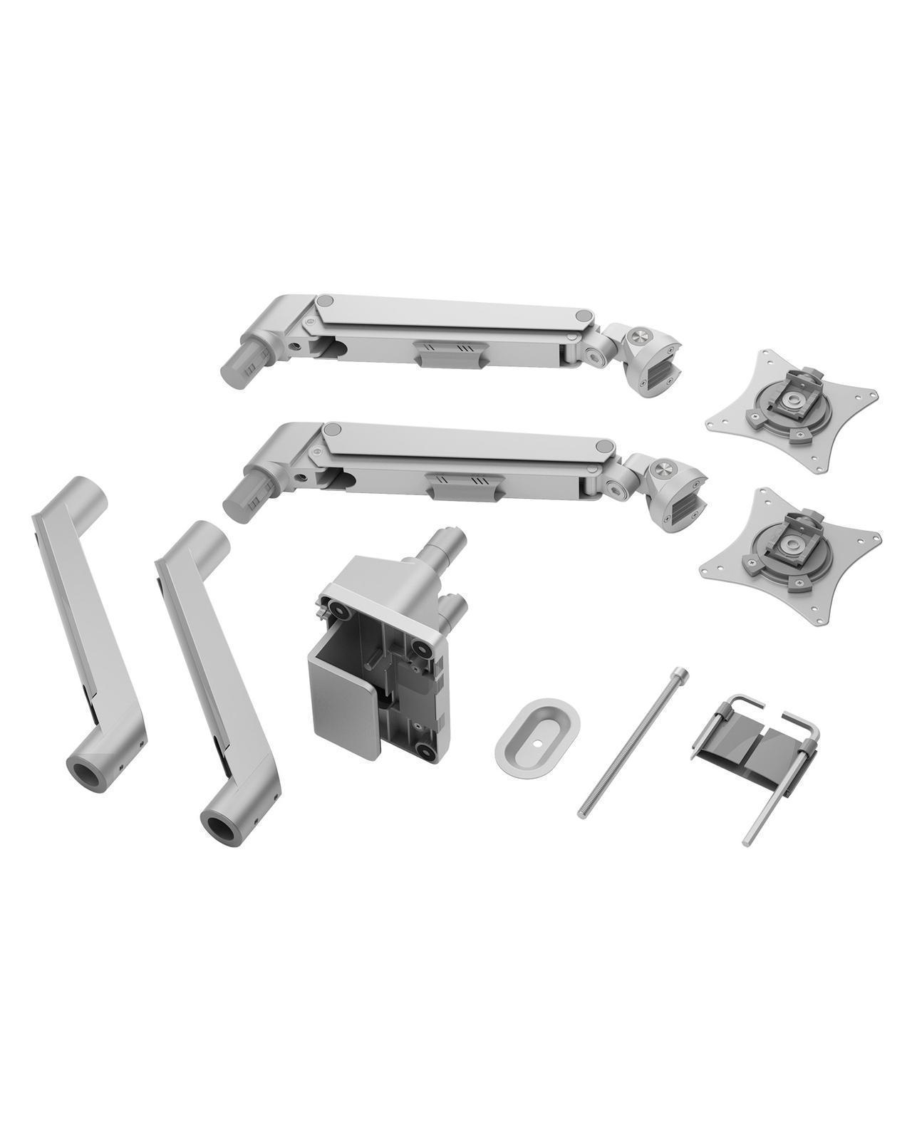 Monitorständer mit Tischhalterung für zwei Monitore bis zu 32" (81 cm)