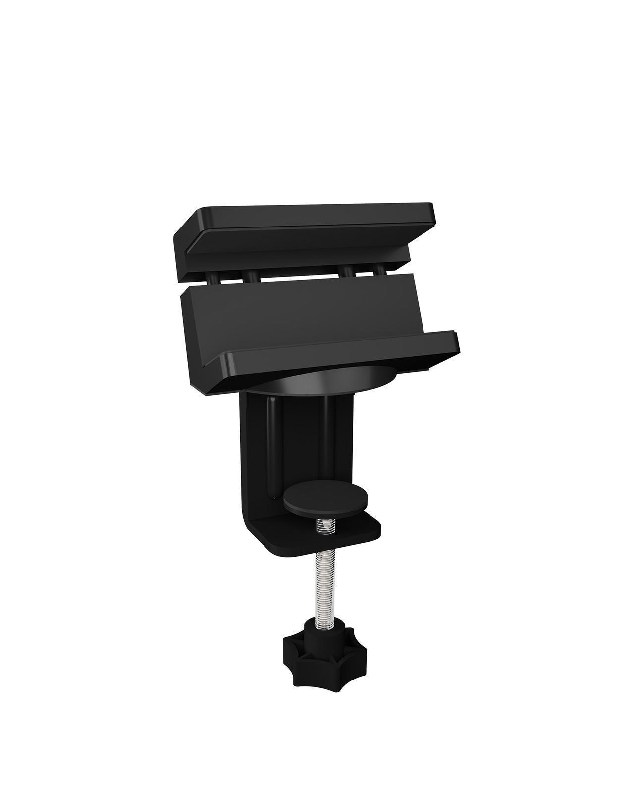 Halterung für USB Hub- und Steckdosenleisten mit Kabelmanagement, universell verwendbar