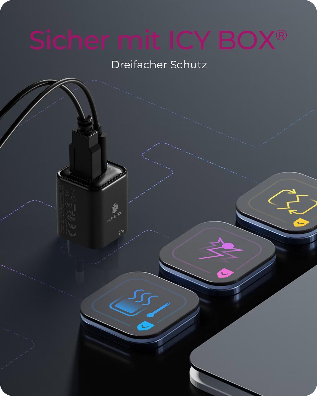 2-Port USB 20W Steckerladegerät für mobile Geräte