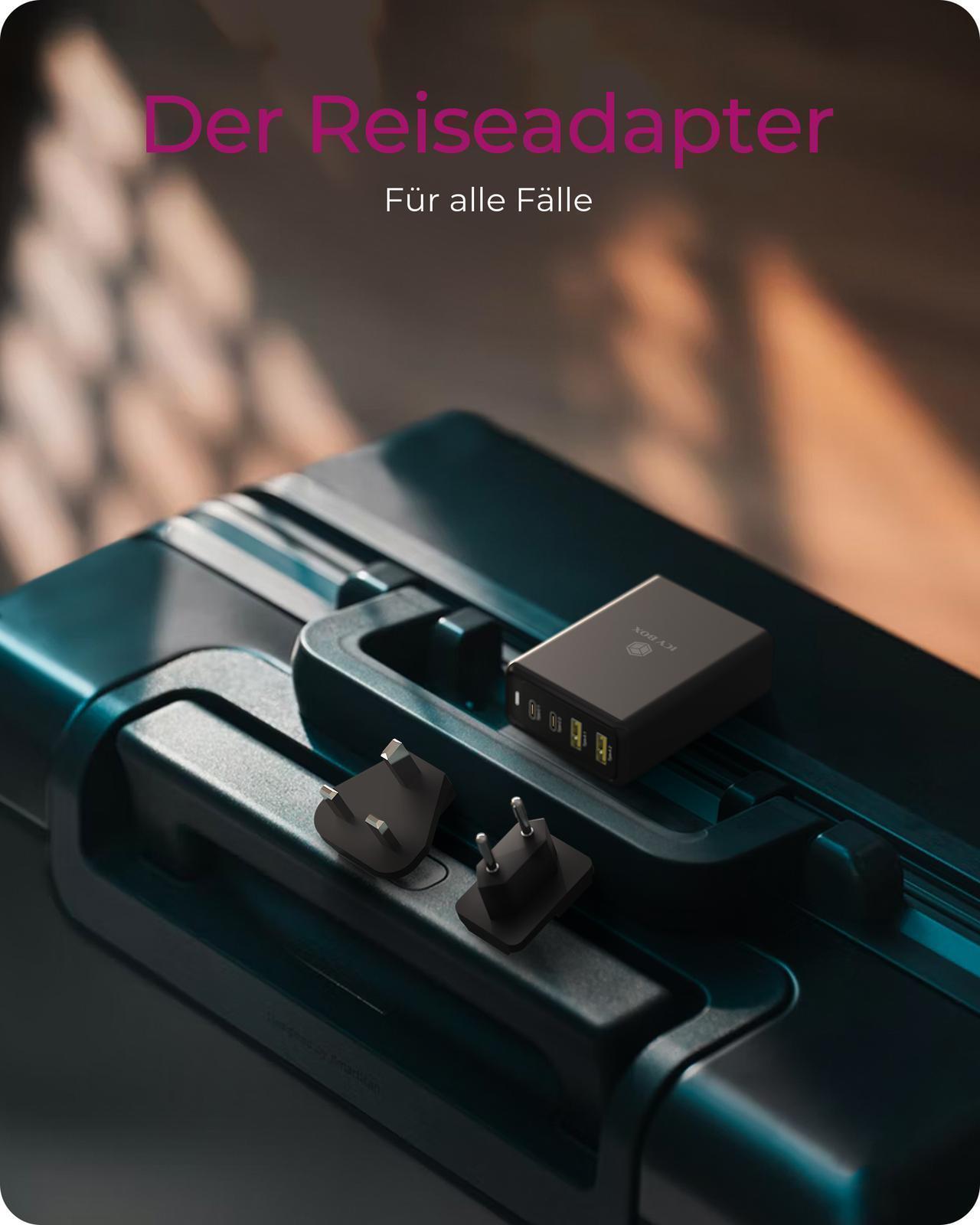 4-Port-Wandladegerät mit Power Delivery 3.0 und GaN-Unterstützung