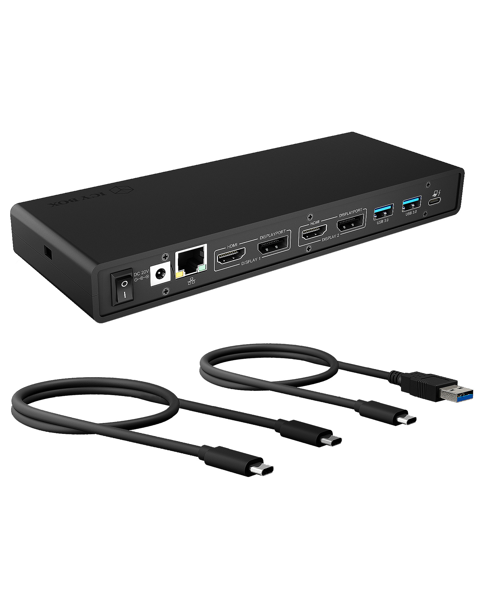 13-in-1 USB 3.0 Type-A + Type-C® Dock mit PD 65 W