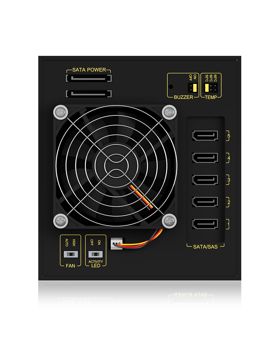 5 Bay 3.5" SATA/SAS HDD Backplane