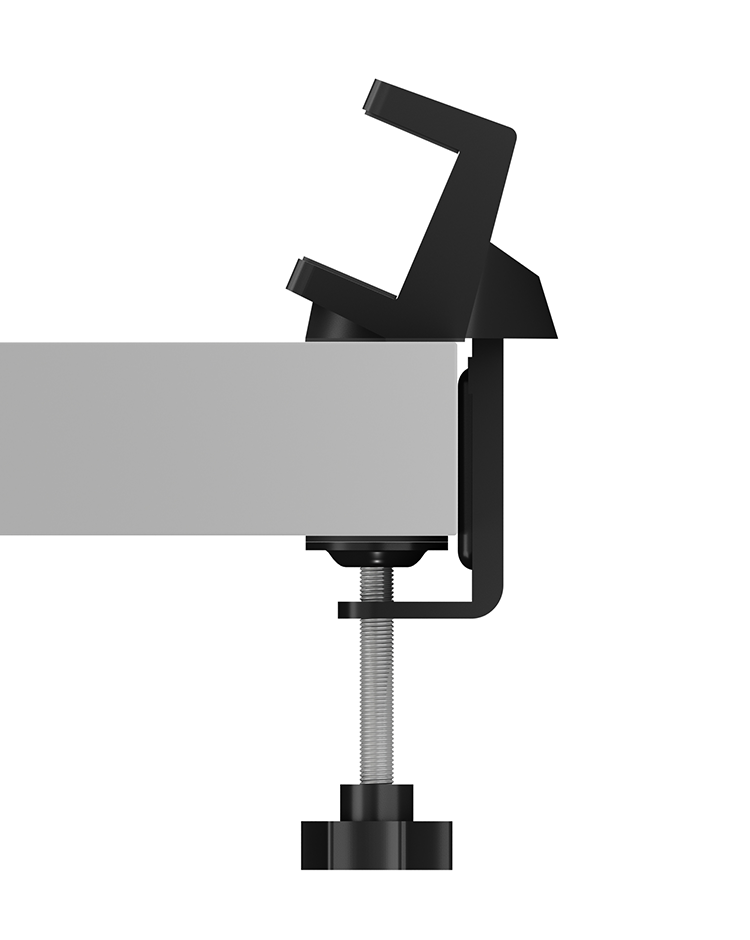 Halterung für USB Hub- und Steckdosenleisten mit Kabelmanagement, universell verwendbar