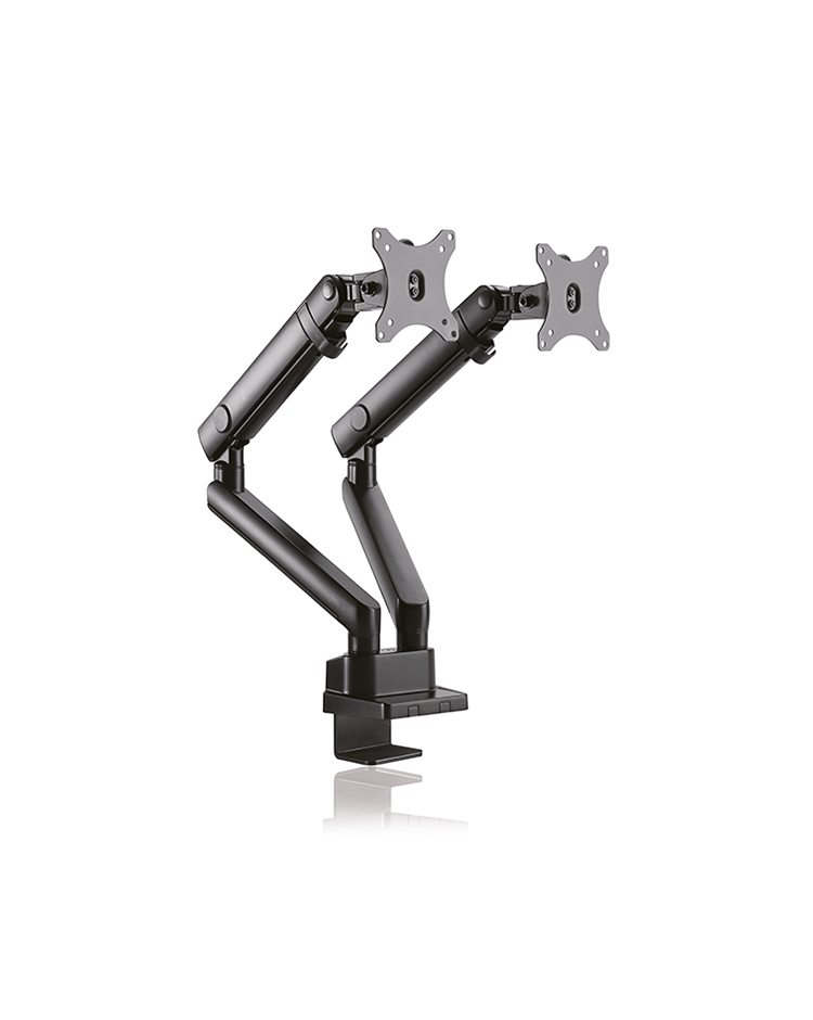 Monitorständer mit Tischhalterung für zwei Monitore bis zu 32" (81 cm)