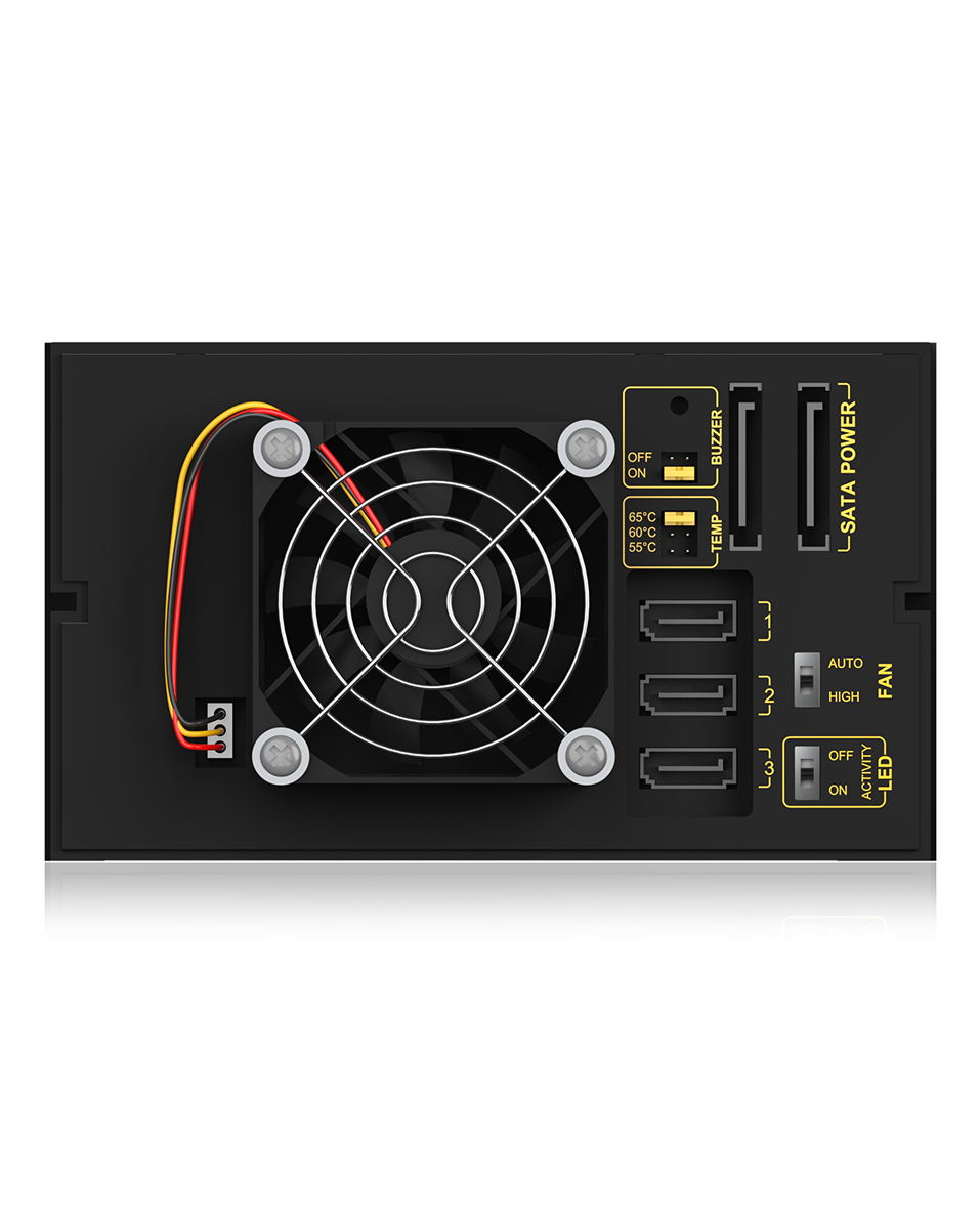 3 Bay 3.5" SATA/SAS HDD Backplane