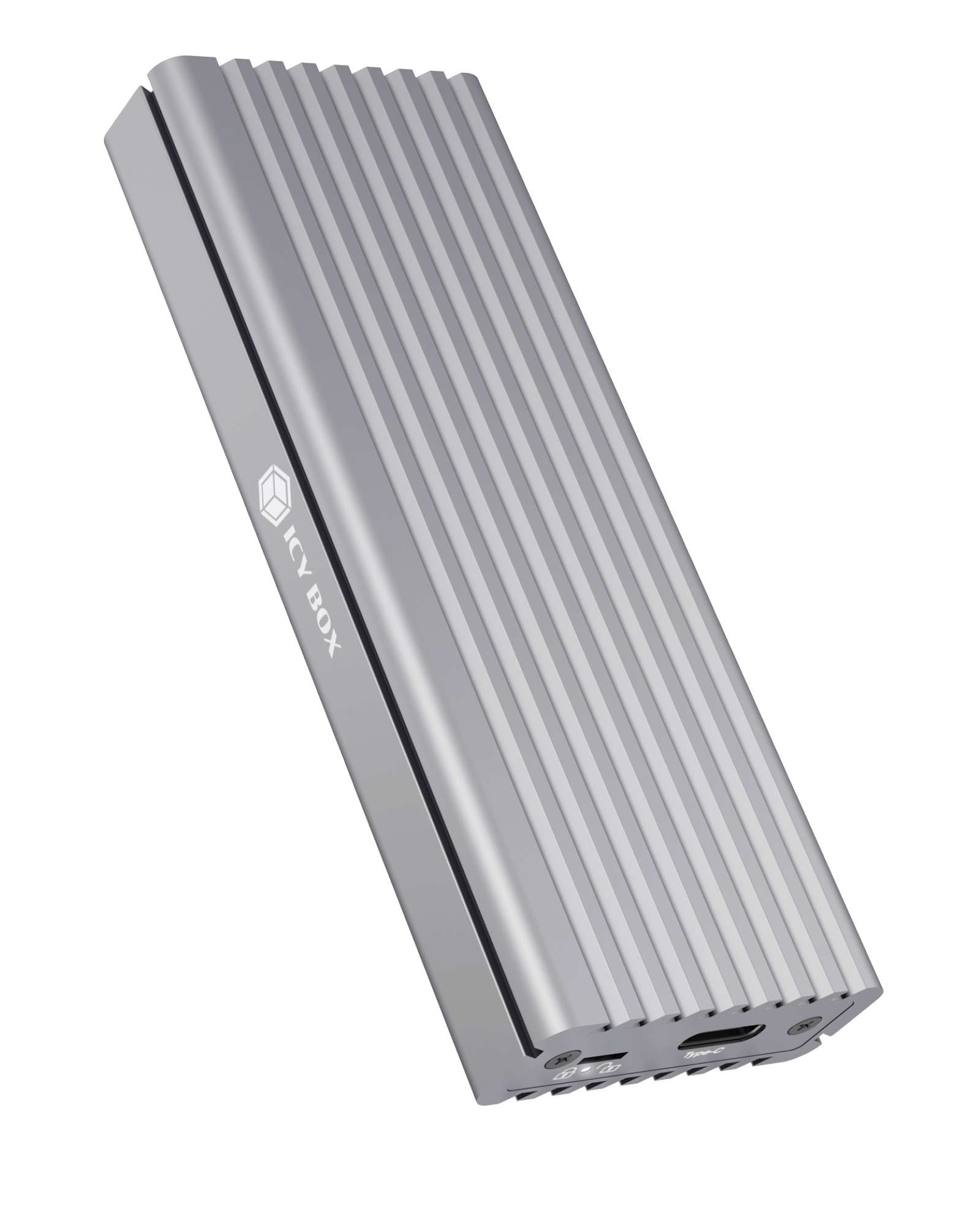 Gehäuse für 1x NVMe mit USB 3.1 (Gen 2) Type-C® und Type-A Anschluss