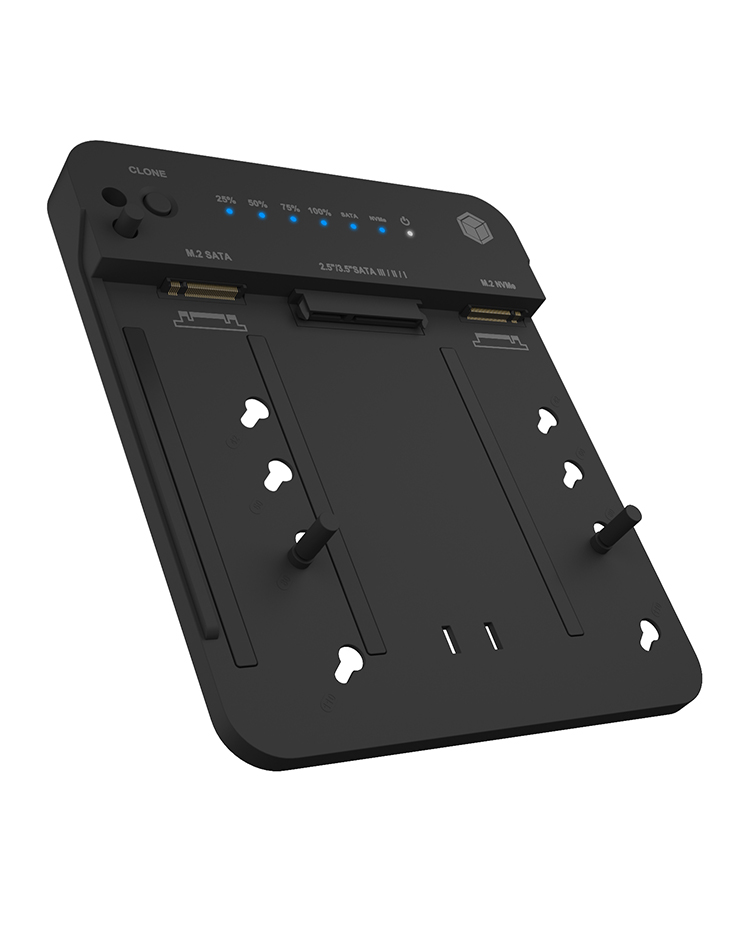 CloneStation & DockingStation für M.2 NVME & SATA 2.5''/3.5'' SSD/HDD