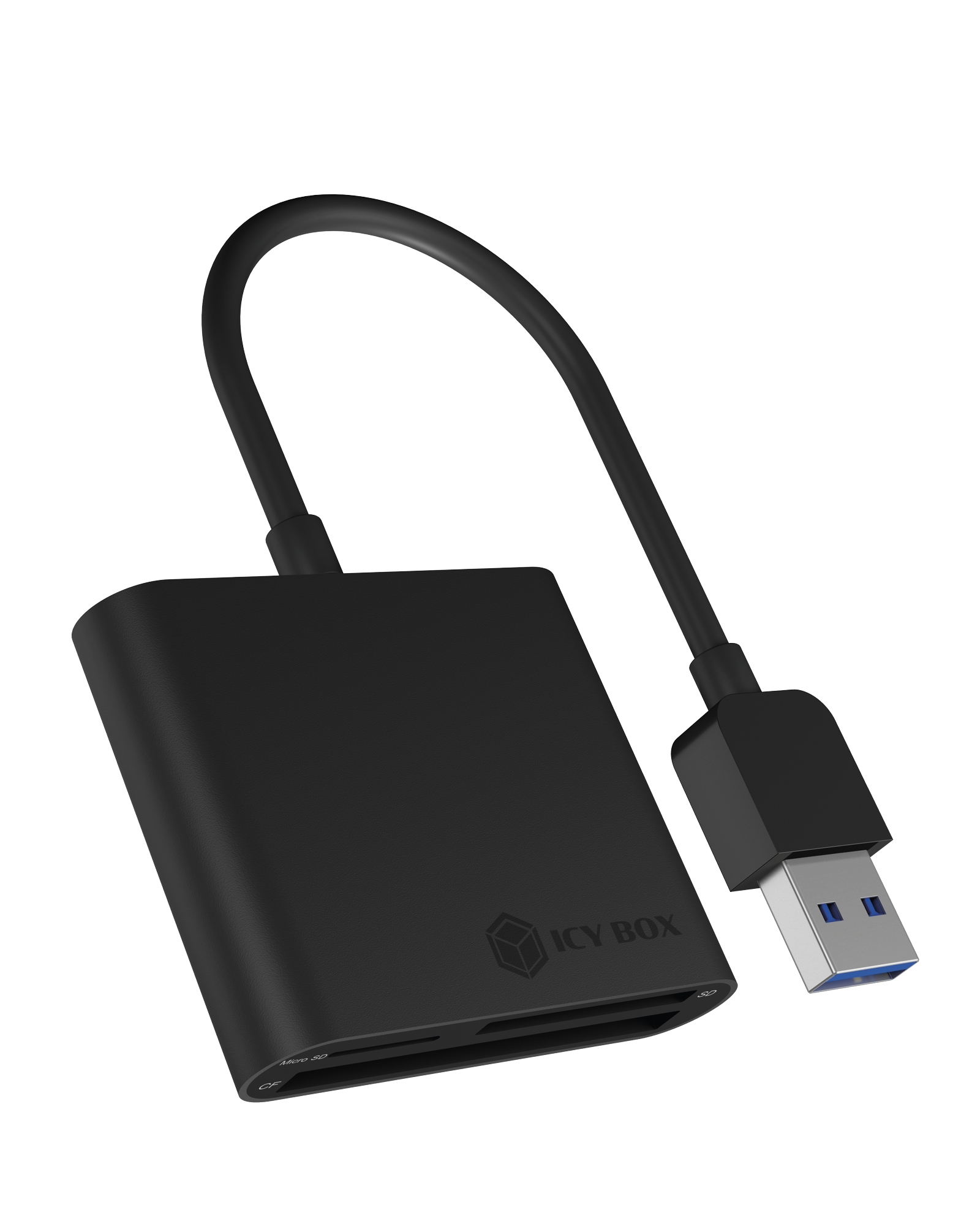 3-fach Kartenleser mit USB 3.0 Type-A Anschluss