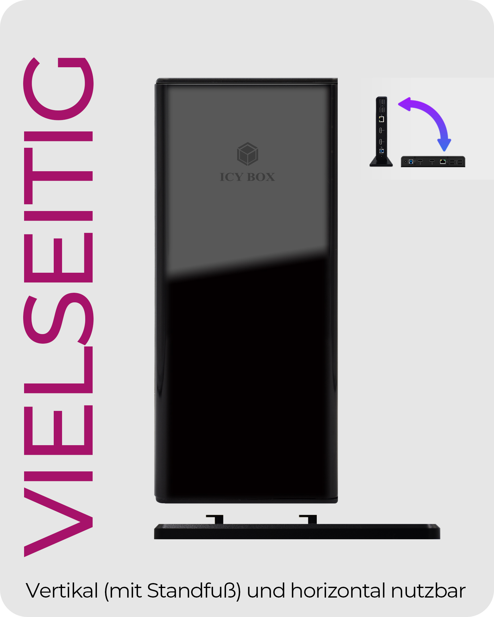 11-in-1 USB 3.0 Type-A + Type-C® Dock mit zwei HDMI® Anschlüssen