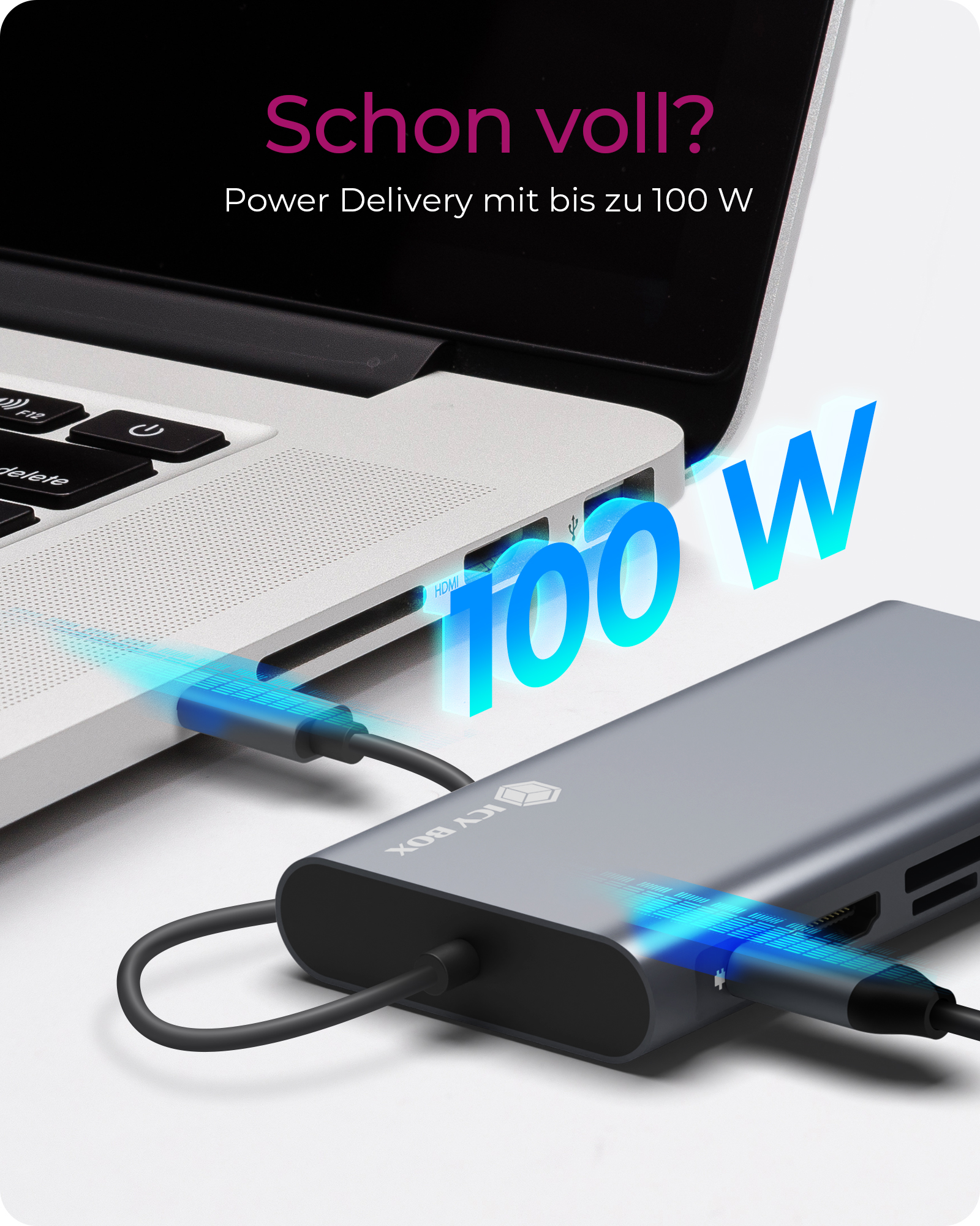 10-in-1 USB Type-C® Dock mit PD 100 W