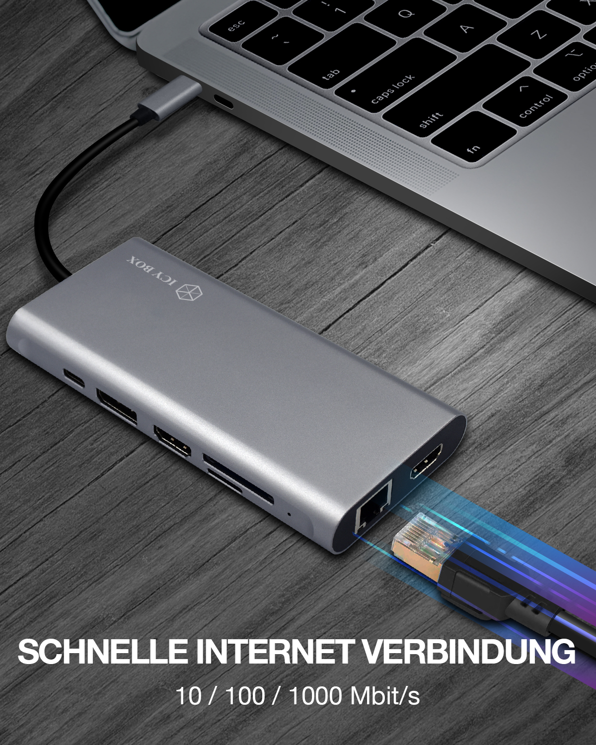 12-in-1 USB Type-C® Dock mit PD 100 W