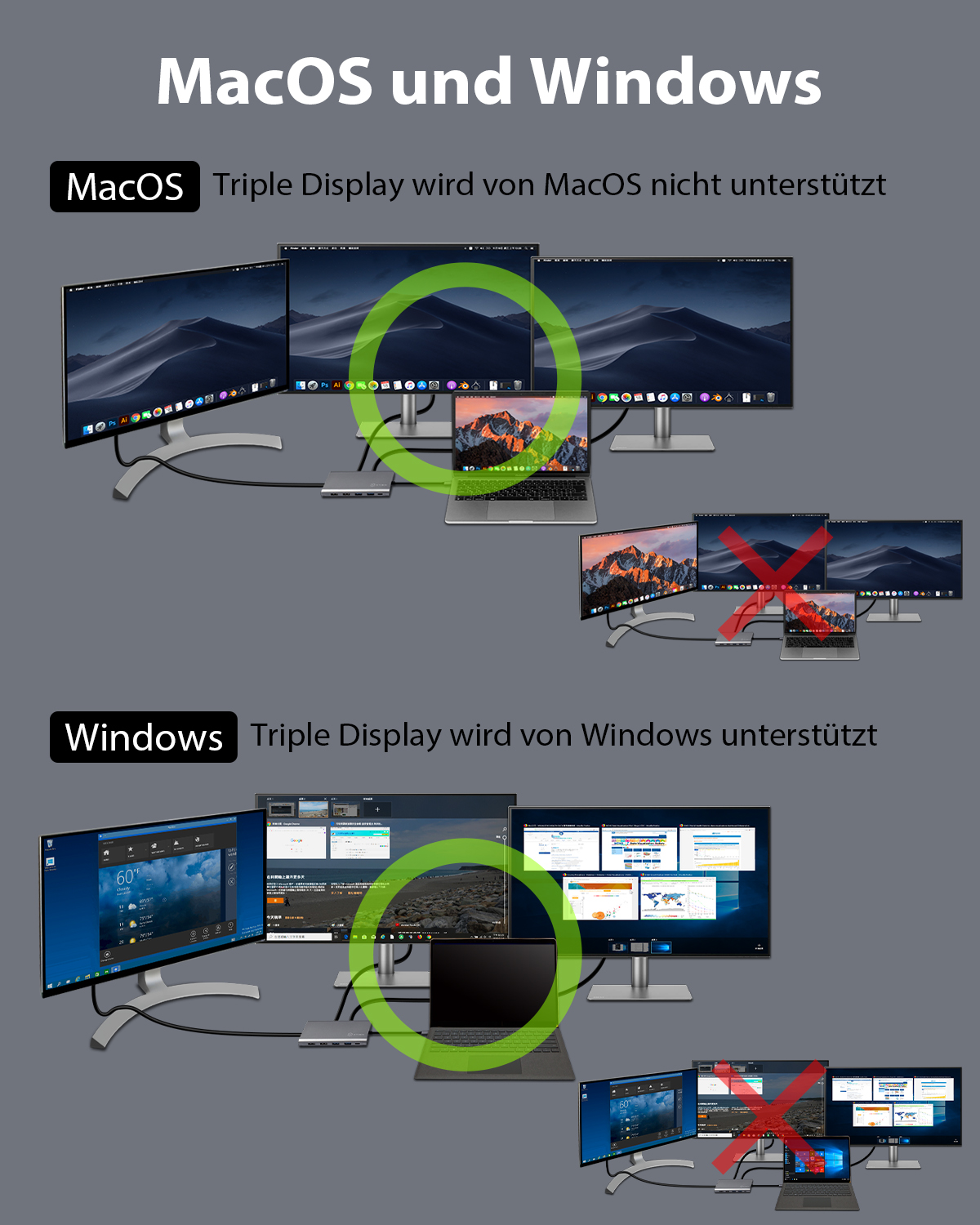 12-in-1 USB Type-C® Dock mit PD 100 W