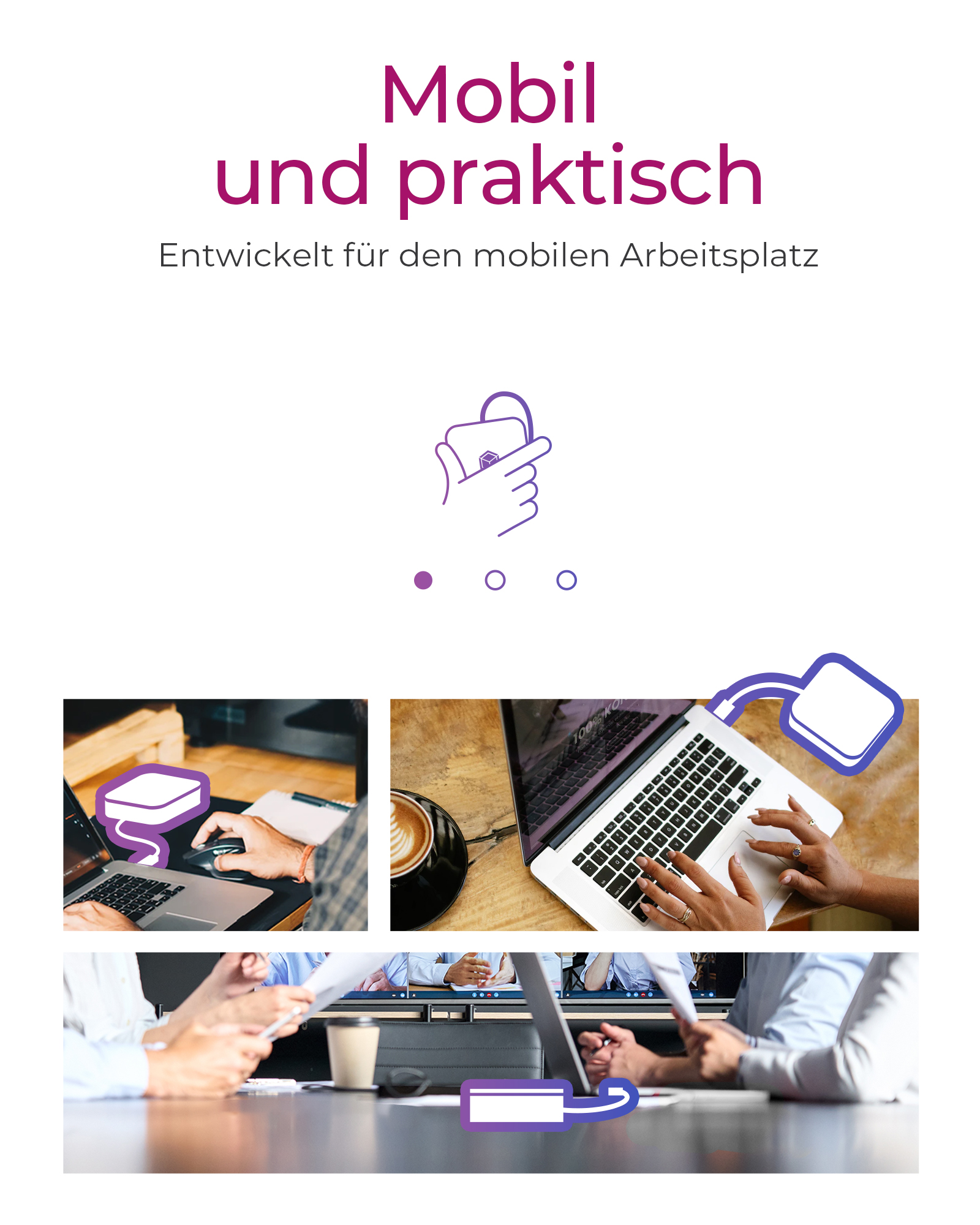 7-in-1 USB4® DockingStation mit zweifacher Videoausgabe