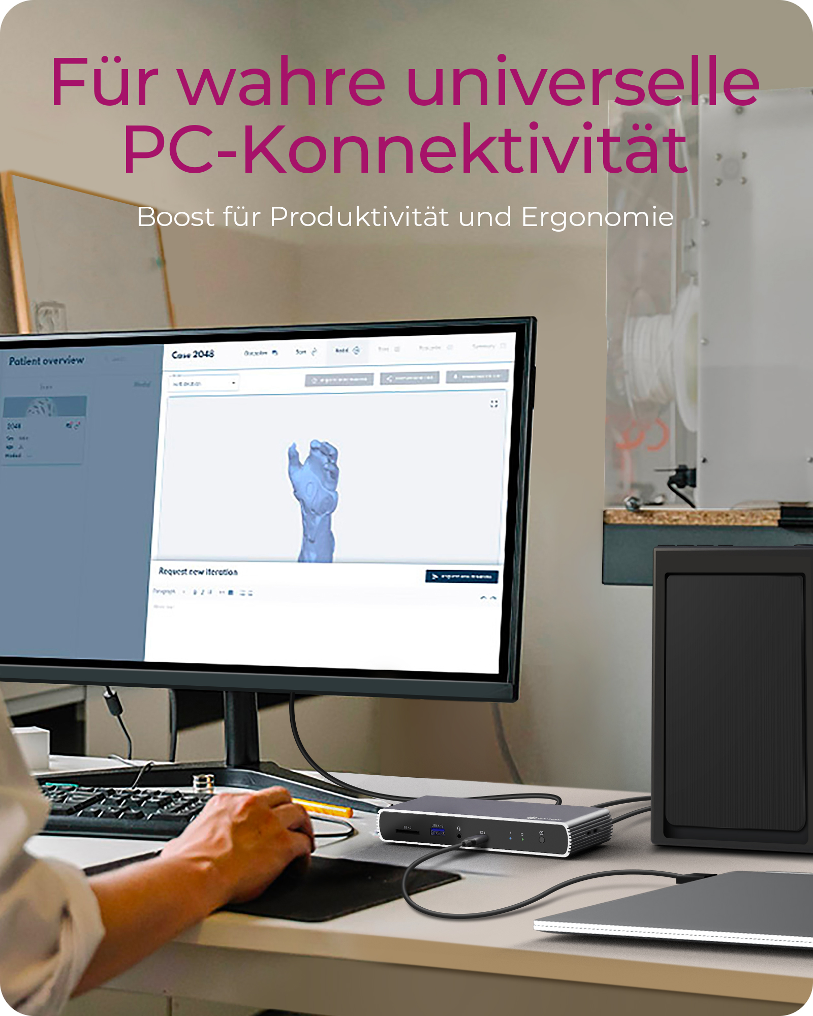 10-in-1 Thunderbolt™ 4 Dock mit PD 100 W