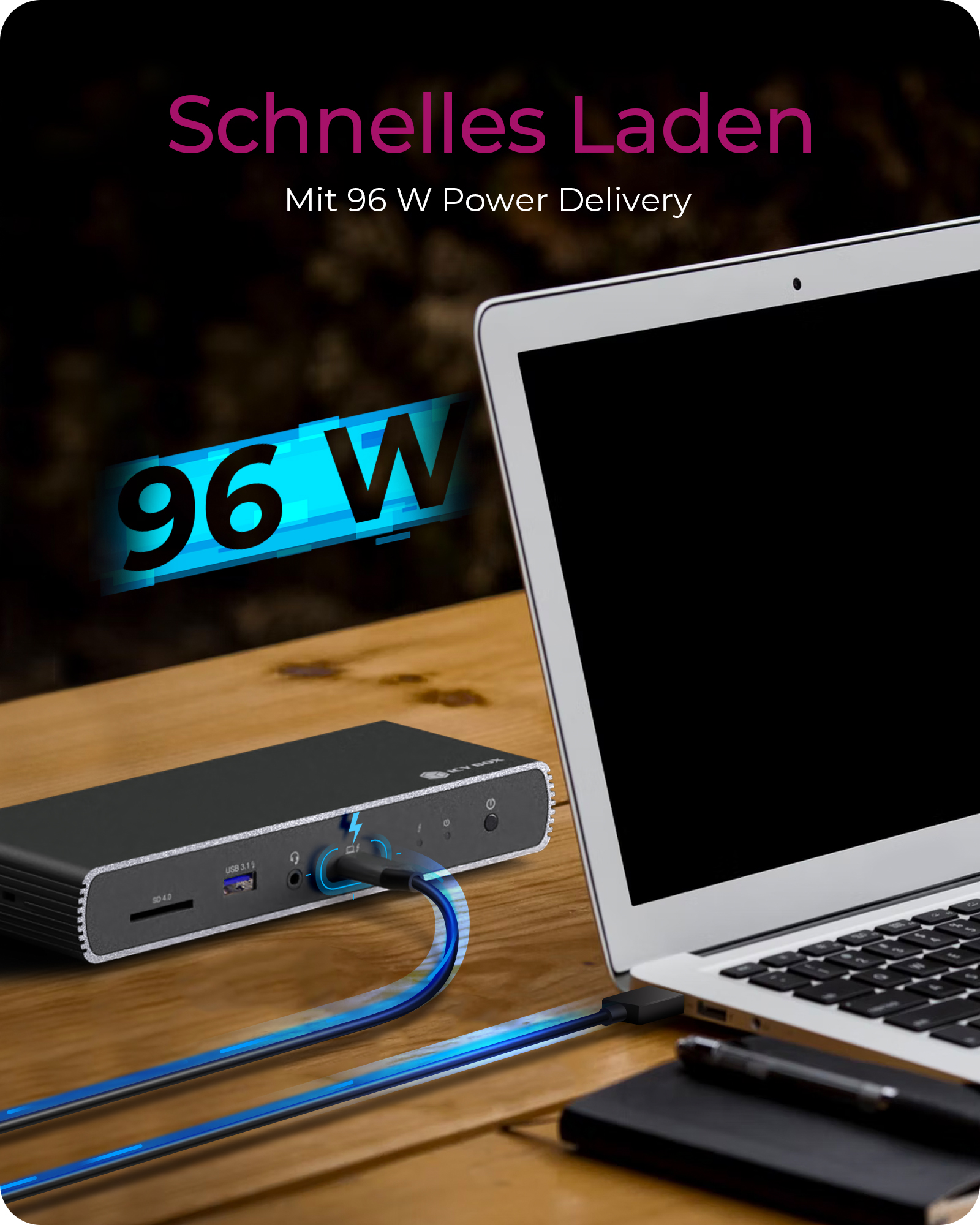 10-in-1 Thunderbolt™ 4 Dock mit PD 100 W