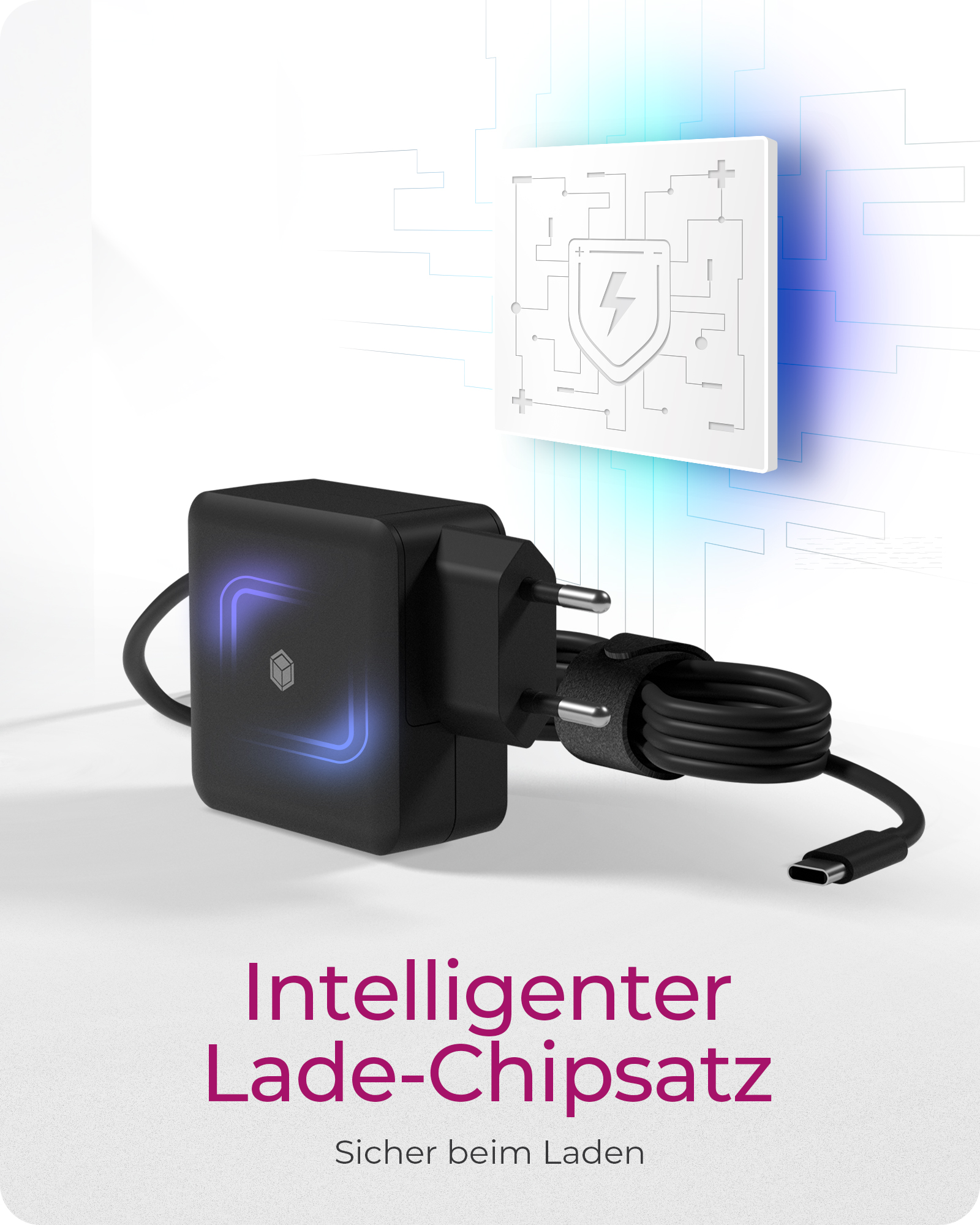 USB Type-C® Steckerladegerät mit USB Power Delivery